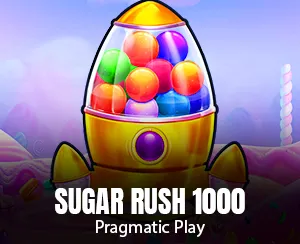 Game screen of Sugar Rush 1000 by Pragmatic Play
